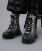 【ハレ/HARE】のモードマウンテンブーツ 人気、トレンドファッション・服の通販 founy(ファニー) ファッション Fashion レディースファッション Fashion for Women おすすめ Recommended / Our Picks クッション Cushion, Throw Pillow セットアップ Set-Up, Coordinated Outfit デニム Denim, Jeans Material トレンド Trend, Trending Now ミドル Middle Length, Mid Height メタル Metal, Metal Parts thumbnail シルバー10|ID: prp329100004744440 ipo3291000000034292100