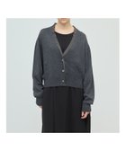 【マーコート/MARcourt】のmizuiro ind シフォンフリルVネックカーディガン 人気、トレンドファッション・服の通販 founy(ファニー) ファッション Fashion レディースファッション Fashion for Women トップス・カットソー Cut & Sew Tops カーディガン・羽織り Layered Style Cardigans Vネックトップス V-Neck Tops / V-Cut Neckline Shirts カーディガン Cardigan, Knitwear シフォン Chiffon, Lightweight Fabric ジョーゼット Georgette, Semi-Sheer Fabric フリル Frill, Ruffle フロント Front, Front Design ポケット Pocket, Pocket Detail 長袖 Long Sleeve, Full Sleeve thumbnail ダークグレー|ID: prp329100004744444 ipo3291000000034512724