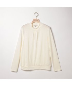 【スキャパ/SCAPA】のバンデーラテンジク長袖カットソー 人気、トレンドファッション・服の通販 founy(ファニー) ファッション Fashion レディースファッション Fashion for Women トップス・カットソー Cut & Sew Tops カットソー・ベーシックTシャツ Cut-and-Sewn Tops / Stretch Tees & Basics なめらか Smooth, Silky Texture エレガント 上品 Elegant カットソー Cut and Sewn Top シャーリング Shirring, Ruched シンプル Simple, Minimal ジャケット Jacket, Outerwear ボトム Bottoms, Lower Wear 長袖 Long Sleeve, Full Sleeve |ID:prp329100004744446