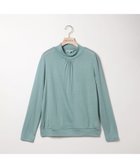 【スキャパ/SCAPA】のバンデーラテンジク長袖カットソー 人気、トレンドファッション・服の通販 founy(ファニー) ファッション Fashion レディースファッション Fashion for Women トップス・カットソー Cut & Sew Tops カットソー・ベーシックTシャツ Cut-and-Sewn Tops / Stretch Tees & Basics なめらか Smooth, Silky Texture エレガント 上品 Elegant カットソー Cut and Sewn Top シャーリング Shirring, Ruched シンプル Simple, Minimal ジャケット Jacket, Outerwear ボトム Bottoms, Lower Wear 長袖 Long Sleeve, Full Sleeve thumbnail グリーン|ID: prp329100004744446 ipo3291000000034292127