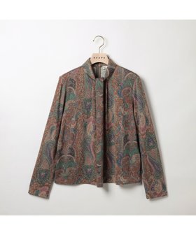 【スキャパ/SCAPA】のウ ゙ィンテージジャージカットソー 人気、トレンドファッション・服の通販 founy(ファニー) ファッション Fashion レディースファッション Fashion for Women トップス・カットソー Cut & Sew Tops カットソー・ベーシックTシャツ Cut-and-Sewn Tops / Stretch Tees & Basics おすすめ Recommended / Our Picks エレガント 上品 Elegant オリエンタル Oriental Pattern カットソー Cut and Sewn Top ジャケット Jacket, Outerwear バランス Balance, Style Balance ペイズリー Paisley, Ethnic Pattern |ID:prp329100004744448