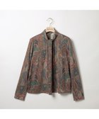 【スキャパ/SCAPA】のウ ゙ィンテージジャージカットソー 人気、トレンドファッション・服の通販 founy(ファニー) ファッション Fashion レディースファッション Fashion for Women トップス・カットソー Cut & Sew Tops カットソー・ベーシックTシャツ Cut-and-Sewn Tops / Stretch Tees & Basics おすすめ Recommended / Our Picks エレガント 上品 Elegant オリエンタル Oriental Pattern カットソー Cut and Sewn Top ジャケット Jacket, Outerwear バランス Balance, Style Balance ペイズリー Paisley, Ethnic Pattern thumbnail ダークブラウン|ID: prp329100004744448 ipo3291000000034292132