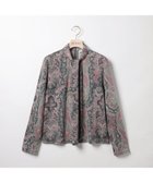 【スキャパ/SCAPA】のウ ゙ィンテージジャージカットソー 人気、トレンドファッション・服の通販 founy(ファニー) ファッション Fashion レディースファッション Fashion for Women トップス・カットソー Cut & Sew Tops カットソー・ベーシックTシャツ Cut-and-Sewn Tops / Stretch Tees & Basics おすすめ Recommended / Our Picks エレガント 上品 Elegant オリエンタル Oriental Pattern カットソー Cut and Sewn Top ジャケット Jacket, Outerwear バランス Balance, Style Balance ペイズリー Paisley, Ethnic Pattern thumbnail グリーン|ID: prp329100004744448 ipo3291000000034292134
