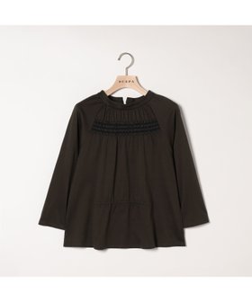 【スキャパ/SCAPA】のシルケットテンジク長袖カットソー 人気、トレンドファッション・服の通販 founy(ファニー) ファッション Fashion レディースファッション Fashion for Women トップス・カットソー Cut & Sew Tops カットソー・ベーシックTシャツ Cut-and-Sewn Tops / Stretch Tees & Basics カットソー Cut and Sewn Top シャーリング Shirring, Ruched シルケット Silket, Silky Cotton スタンド Stand Collar, Upright Stand フェミニン Feminine, Girly フレア Flare, Flared フロント Front, Front Design ボトム Bottoms, Lower Wear 長袖 Long Sleeve, Full Sleeve |ID:prp329100004744449