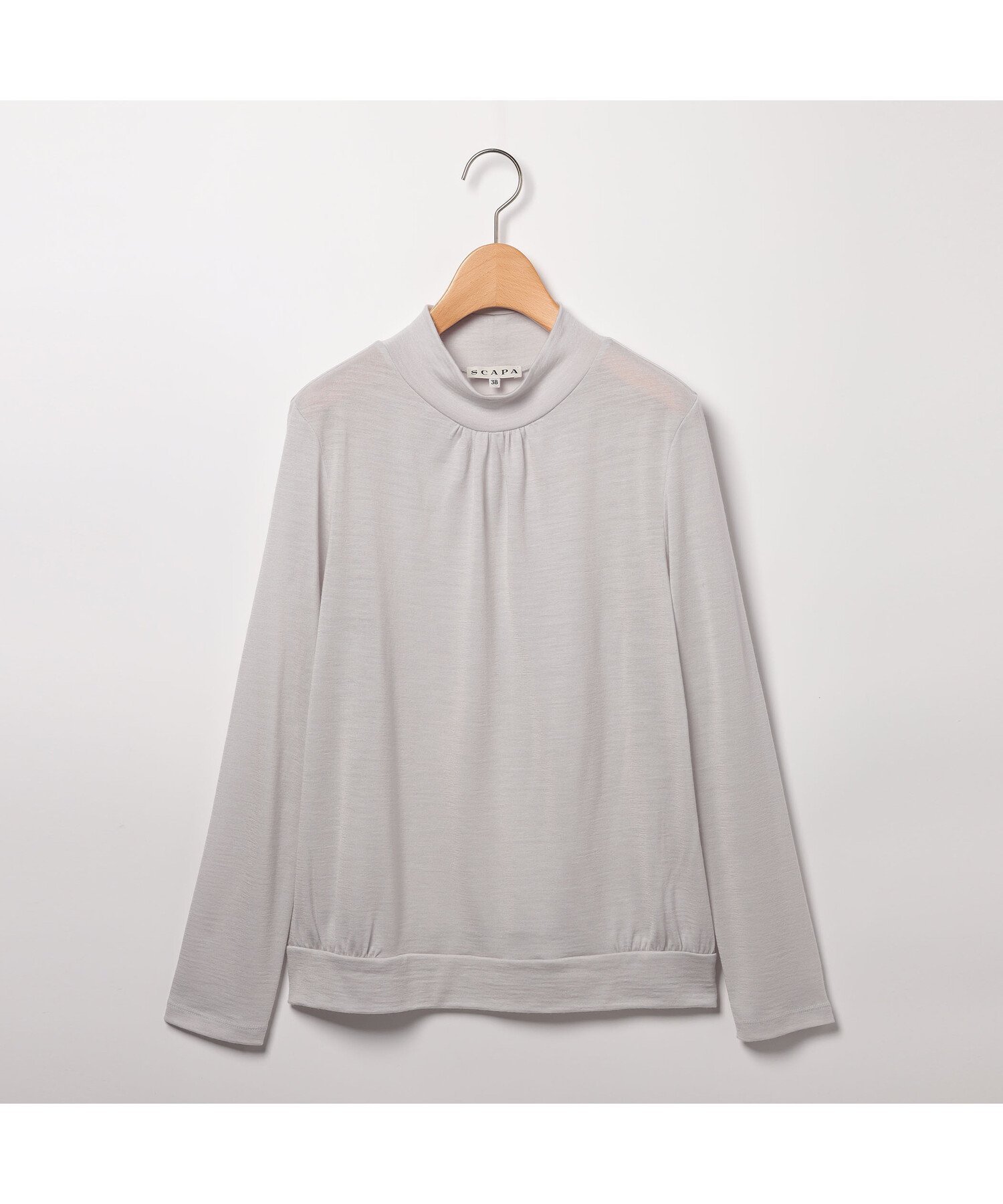 【スキャパ/SCAPA】のバンデーラテンジクカットソー インテリア・キッズ・メンズ・レディースファッション・服の通販 founy(ファニー) 　ファッション　Fashion　レディースファッション　Fashion for Women　トップス・カットソー　Cut & Sew Tops　カットソー・ベーシックTシャツ　Cut-and-Sewn Tops / Stretch Tees & Basics　インナー　Innerwear　シンプル　Simple, Minimal　ジャケット　Jacket, Outerwear　ボトム　Bottoms, Lower Wear　エレガント 上品　Elegant　無地　Plain, Solid Color　オフホワイト|ID: prp329100004744452 ipo3291000000034292194