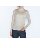 【スキャパ/SCAPA】のブライトジャージ長袖カットソー 人気、トレンドファッション・服の通販 founy(ファニー) ファッション Fashion レディースファッション Fashion for Women トップス・カットソー Cut & Sew Tops カットソー・ベーシックTシャツ Cut-and-Sewn Tops / Stretch Tees & Basics なめらか Smooth, Silky Texture カットソー Cut and Sewn Top シンプル Simple, Minimal ジャケット Jacket, Outerwear トレンド Trend, Trending Now ボトム Bottoms, Lower Wear ボトルネック Bottle Neck, Mock Neck 長袖 Long Sleeve, Full Sleeve thumbnail ベージュ|ID: prp329100004744461 ipo3291000000034292261