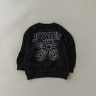 【ブランシェス/branshes / KIDS】の【DRC】アソートグラフィック裏毛BIGトレーナー 91_ブラック_手書き花|ID: prp329100004744538 ipo3291000000034625139
