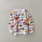 【ブランシェス/branshes / KIDS】の【DRC】アソートグラフィック裏毛BIGトレーナー 93_ホワイト_ロゴ総柄|ID: prp329100004744538 ipo3291000000034625141