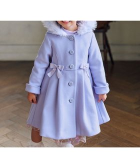 【エニー/ANY / KIDS】の【フード取り外し可能】ウールライクコート 人気、トレンドファッション・服の通販 founy(ファニー) ファッション Fashion キッズファッション Fashion for Kids アウター Coat Outerwear /Kids ガーリー Girly, Feminine Style パール Pearl, Pearl Accent ポケット Pocket, Pocket Detail リボン Ribbon, Bow エレガント 上品 Elegant 冬 Winter / This Winter |ID:prp329100004744548