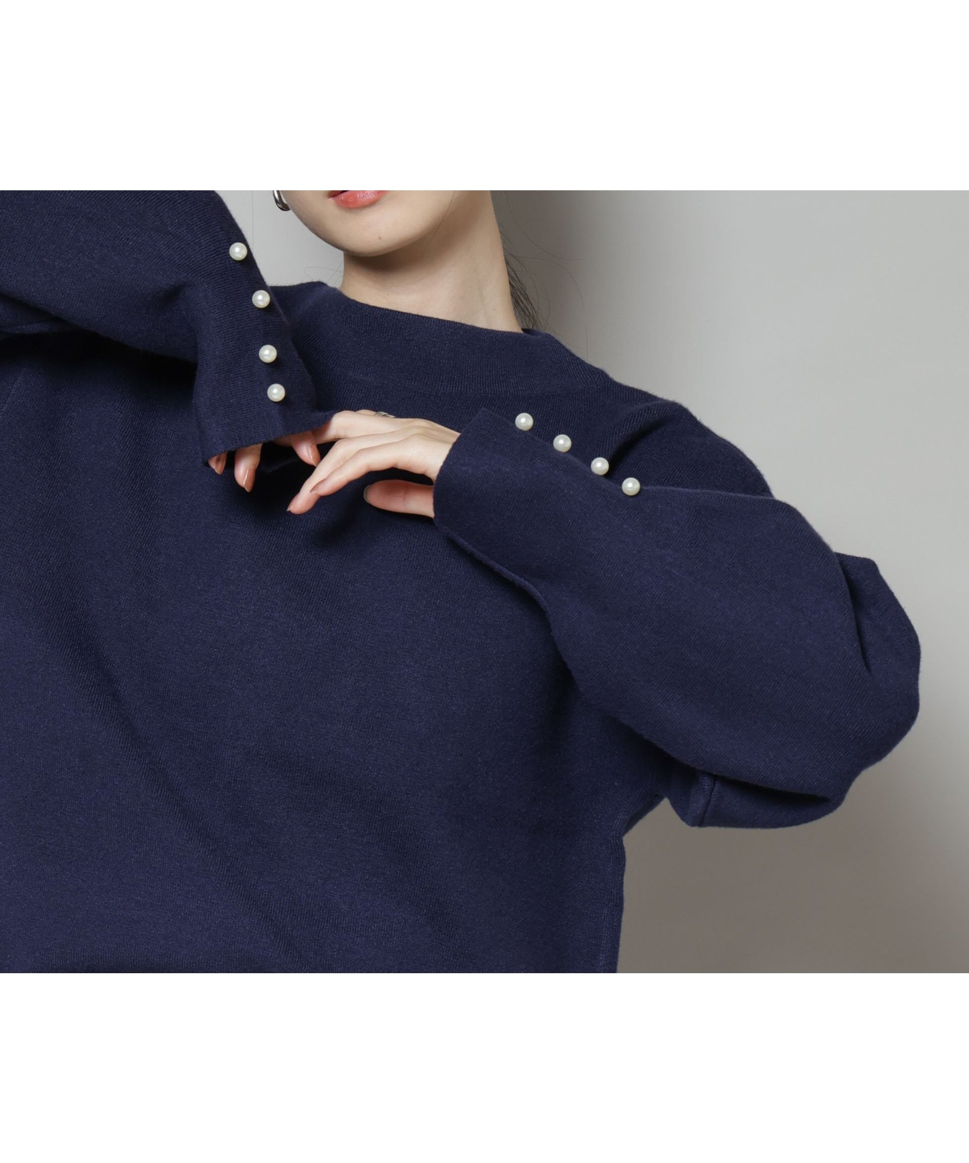 【ナノ ユニバース/nano universe】のミラノリブパールニットプルオーバー 人気、トレンドファッション・服の通販 founy(ファニー) 　ファッション　Fashion　レディースファッション　Fashion for Women　トップス・カットソー　Cut & Sew Tops　ニット　Knit Tops & Sweaters　カジュアルプルオーバー・ニットトップス　Pullovers & Knit Tops / Casual Pullovers　スリーブ　Sleeve, Long Sleeve / Short Sleeve　ハイネック　High Neck, Mock Neck　パール　Pearl, Pearl Accent　フォーマル　Formal, Dressy　ミラノリブ　Milano Rib, Milano Stitch　アウトレット　Outlet / Clearance　おすすめ　Recommended / Our Picks　エレガント 上品　Elegant　2025年　2025　2025-2026秋冬・A/W　Autumn/Winter 2025–26 AW25–26　 other-1|ID: prp329100004744552 ipo3291000000034293673