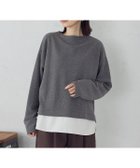 【コムサイズム/COMME CA ISM】の【セットアイテム】ボトルネックカットソー+タンクトップ 人気、トレンドファッション・服の通販 founy(ファニー) ファッション Fashion レディースファッション Fashion for Women トップス・カットソー Cut & Sew Tops カットソー・ベーシックTシャツ Cut-and-Sewn Tops / Stretch Tees & Basics インナー Innerwear コンビ Combo, Combination Style スリット Slit, Slit Detail タンク Tank Top, Sleeveless Top ダブル Double, Double-Breasted ドッキング Docking, Mixed Material フェイス Face, Facial Design ヘムライン Hemline, Bottom Cut ボトルネック Bottle Neck, Mock Neck ラウンド Round, Round Neck エレガント 上品 Elegant thumbnail チャコール|ID: prp329100004744795 ipo3291000000034296606