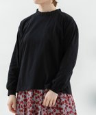 【プードゥドゥ/POU DOU DOU】のUSコットン天竺フリル衿カットソー 人気、トレンドファッション・服の通販 founy(ファニー) ファッション Fashion レディースファッション Fashion for Women トップス・カットソー Cut & Sew Tops カットソー・ベーシックTシャツ Cut-and-Sewn Tops / Stretch Tees & Basics おすすめ Recommended / Our Picks インナー Innerwear カットソー Cut and Sewn Top シンプル Simple, Minimal スマート Smart, Elegant フォルム Silhouette, Form フリル Frill, Ruffle リラックス Relax, Relaxed Fit thumbnail ブラック|ID: prp329100004744802 ipo3291000000034296676
