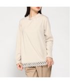 【クロコダイル/CROCODILE】のレース裾 ハイネック プルオーバー グレー|ID: prp329100004744815 ipo3291000000034296847
