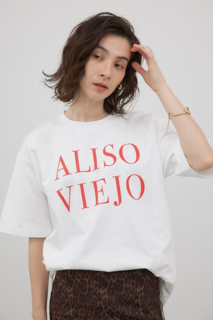 【クリエ コンフォルト/crie conforto】のALISO VIEJO Tシャツ 人気、トレンドファッション・服の通販 founy(ファニー) 　ファッション　Fashion　レディースファッション　Fashion for Women　トップス・カットソー　Cut & Sew Tops　シャツ・ブラウス・オフィスカジュアル　Elegant Blouses & Button-Ups　ロングTシャツ・Tシャツ　Longline T-Shirts & Tees　おすすめ　Recommended / Our Picks　カットソー　Cut and Sewn Top　カリフォルニア　California, Cali Style　バランス　Balance, Style Balance　ビッグ　Big, Oversized　ビンテージ　Vintage, Retro Style　フロント　Front, Front Design　ボトム　Bottoms, Lower Wear　 other-1|ID: prp329100004744824 ipo3291000000034296972