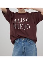 【クリエ コンフォルト/crie conforto】のALISO VIEJO Tシャツ 人気、トレンドファッション・服の通販 founy(ファニー) ファッション Fashion レディースファッション Fashion for Women トップス・カットソー Cut & Sew Tops シャツ・ブラウス・オフィスカジュアル Elegant Blouses & Button-Ups ロングTシャツ・Tシャツ Longline T-Shirts & Tees おすすめ Recommended / Our Picks カットソー Cut and Sewn Top カリフォルニア California, Cali Style バランス Balance, Style Balance ビッグ Big, Oversized ビンテージ Vintage, Retro Style フロント Front, Front Design ボトム Bottoms, Lower Wear thumbnail BRN|ID: prp329100004744824 ipo3291000000034296976
