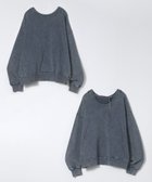 【ジーナシス/JEANASiS】のWEB限定/バックオープンブリーチプルオーバー 人気、トレンドファッション・服の通販 founy(ファニー) ファッション Fashion レディースファッション Fashion for Women トップス・カットソー Cut & Sew Tops カジュアルプルオーバー・ニットトップス Pullovers & Knit Tops / Casual Pullovers バッグ Bags おすすめ Recommended / Our Picks カットソー Cut and Sewn Top フレア Flare, Flared ブリーチ Bleach, Washed Finish ロング Long, Long-Length ワイド Wide, Wide Fit 長袖 Long Sleeve, Full Sleeve thumbnail ブルー系その他|ID: prp329100004744855 ipo3291000000034960951
