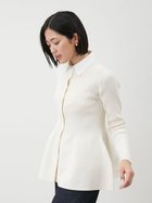 【ミラオーウェン/Mila Owen】の2way襟付きペプラムニットトップス 人気、トレンドファッション・服の通販 founy(ファニー) ファッション Fashion レディースファッション Fashion for Women トップス・カットソー Cut & Sew Tops ニット Knit Tops & Sweaters エレガント 上品 Elegant オケージョン Occasion Wear カーディガン Cardigan, Knitwear スマート Smart, Elegant 人気 Popular, Best Seller フロント Front, Front Design ペプラム Peplum, Flared Hem モノトーン Monotone, Black and White thumbnail WHT[001]|ID: prp329100004744894 ipo3291000000034298099