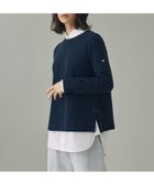 【エーグル/AIGLE】のサイドスリットボタン クルーネックフリースプルオーバー ダークネイビー|ID: prp329100004744918 ipo3291000000034407834