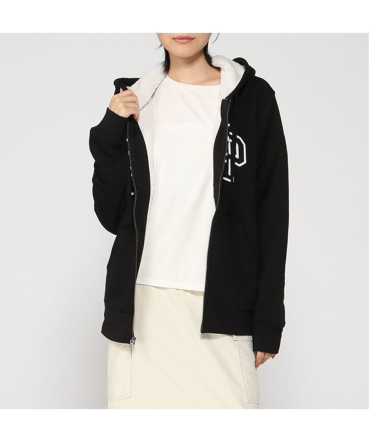 【ギャップ/GAP】のリラックスフィット GAPロゴ 裏ボア ジップアップパーカー インテリア・キッズ・メンズ・レディースファッション・服の通販 founy(ファニー)  ファッション Fashion レディースファッション Fashion for Women トップス・カットソー Cut & Sew Tops レディースパーカー・カジュアルフーディー Casual Hoodies & Sweatshirts デニム Denim, Jeans Material フィット Fit, Slim Fit リラックス Relax, Relaxed Fit TRUE_BLACK_V2_2|ID: prp329100004744929 ipo3291000000034371839