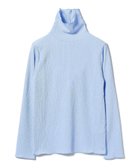 【ビームス ウイメン/BEAMS】のジャカード タートルネック カットソー SAX|ID: prp329100004744936 ipo3291000000034498557