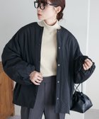 【ディスコート/Discoat】の【WEB限定】ノーカラー中綿ジャケット ブラック|ID: prp329100004744940 ipo3291000000034501786