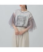 【レプシィム ローリーズファーム/LEPSIM LOWRYS FARM】の2WAYチュールプルオーバー チャコールグレー19|ID: prp329100004744978 ipo3291000000034299364