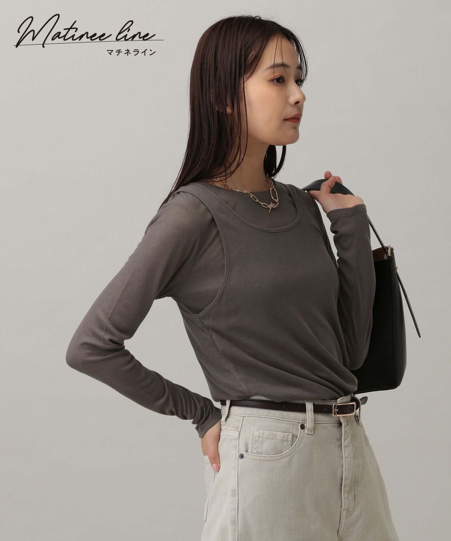 【グローバルワーク/GLOBAL WORK】のMATINEE LINE/シアータンクレイヤードプルオーバー/288778 人気、トレンドファッション・服の通販 founy(ファニー)  ファッション Fashion レディースファッション Fashion for Women トップス・カットソー Cut & Sew Tops カジュアルプルオーバー・ニットトップス Pullovers & Knit Tops / Casual Pullovers インナー Innerwear シンプル Simple, Minimal ストレッチ Stretch, Stretchy Fabric タンク Tank Top, Sleeveless Top トレンド Trend, Trending Now  other-1|ID: prp329100004745001 ipo3291000000034299642