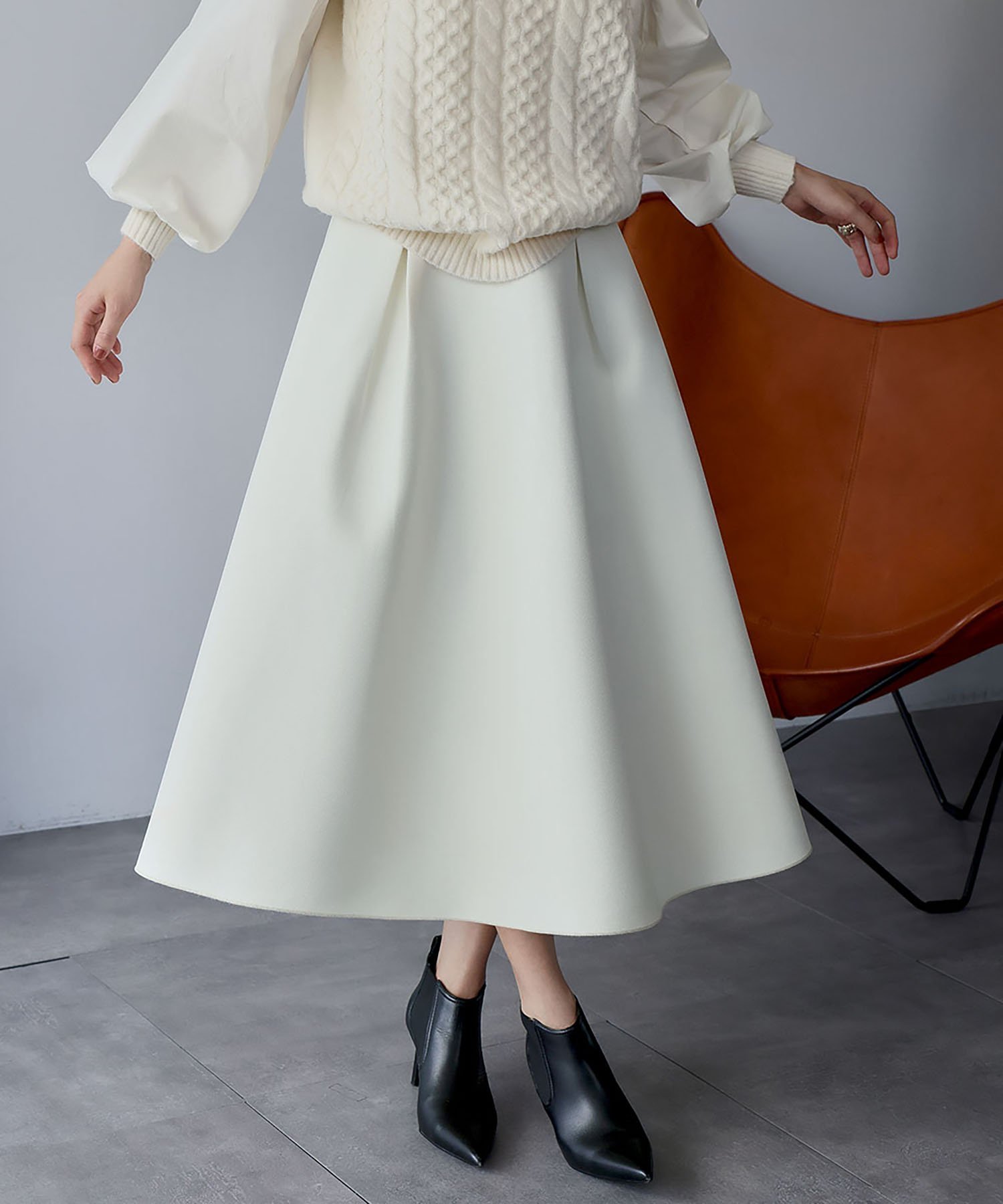 【ガール/GIRL】のボンディング タック フレアスカート インテリア・キッズ・メンズ・レディースファッション・服の通販 founy(ファニー) 　ファッション　Fashion　レディースファッション　Fashion for Women　スカート　Skirts　Aライン・フレアスカート　A-Line & Flared Skirts　コンパクト　Compact, Small Size　フレア　Flare, Flared　ボックス　Boxy, Box Shape　ボンディング　Bonding, Bonded Fabric　再入荷　Restock / Back in Stock　おすすめ　Recommended / Our Picks　エレガント 上品　Elegant　OWH|ID: prp329100004745005 ipo3291000000034577788