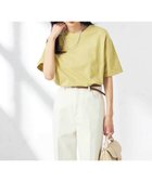 【アー ヴェー ヴェー/a.v.v】の【接触冷感/UVカット/コットン100%/10色展開】ロールアップハーフスリーブTシャツ ライトイエロー|ID: prp329100004745007 ipo3291000000034713089