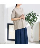 【アー ヴェー ヴェー/a.v.v】の【接触冷感/UVカット/コットン100%/10色展開】ロールアップハーフスリーブTシャツ ベージュ|ID: prp329100004745007 ipo3291000000034713097