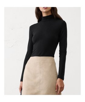 【バナナリパブリック ファクトリーストア/BANANA REPUBLIC FACTORY STORE】のBANANA REPUBLIC FACTORY STORE タイムレス タートルネックカットソー 人気、トレンドファッション・服の通販 founy(ファニー) ファッション Fashion レディースファッション Fashion for Women トップス・カットソー Cut & Sew Tops カットソー・ベーシックTシャツ Cut-and-Sewn Tops / Stretch Tees & Basics タートルネック・ハイネックトップス Turtlenecks & High-Neck Tops タートルネック Turtleneck, High Neck フィット Fit, Slim Fit エレガント 上品 Elegant |ID:prp329100004745019