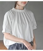 【アールピーエス/rps】のネック スリーブゴム使いTee 人気、トレンドファッション・服の通販 founy(ファニー) ファッション Fashion レディースファッション Fashion for Women カットソー Cut and Sewn Top ギャザー Gathered, Ruffled スリーブ Sleeve, Long Sleeve / Short Sleeve 夏 Summer 春 Spring S/S・春夏 SS, Spring/Summer, Warm Season thumbnail オフホワイト|ID: prp329100004745043 ipo3291000000034576922