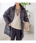 【シップス フォー ウィメン/SHIPS】の【SHIPS別注】TAION 手洗い可能 ネック ボア ダウン コート ブラック|ID: prp329100004745065 ipo3291000000034851003