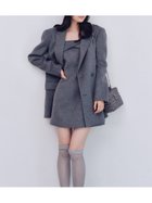 【スナイデル/SNIDEL】のベアミニワンピース GRY[006]|ID:prp329100004745078