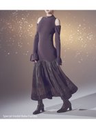 【スナイデル/SNIDEL】のSustainableコールドショルダーニットワンピース DBRW[059]|ID:prp329100004745083