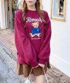 【イング/INGNI】のベアロゴチュニック 人気、トレンドファッション・服の通販 founy(ファニー) ファッション Fashion レディースファッション Fashion for Women トップス・カットソー Cut & Sew Tops ガーリー Girly, Feminine Style ショート Short, Short Length スマホ Smartphone, Mobile Device チュニック Tunic, Long Top 長袖 Long Sleeve, Full Sleeve ビッグ Big, Oversized プリント Print, Printed Pattern ミニスカート Mini Skirt, Short Skirt おすすめ Recommended / Our Picks thumbnail ボルドー|ID: prp329100004745120 ipo3291000000034937952