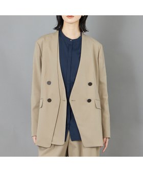 【キャスト/CAST】の【CAST COLON】フェイクレイヤードウールジャケット 人気、トレンドファッション・服の通販 founy(ファニー) ファッション Fashion レディースファッション Fashion for Women アウター Coat / Outerwear Collection レディースジャケット・軽アウター Jackets A/W・秋冬 Autumn/Winter |ID:prp329100004745122