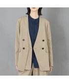 【キャスト/CAST】の【CAST COLON】フェイクレイヤードウールジャケット 人気、トレンドファッション・服の通販 founy(ファニー) ファッション Fashion レディースファッション Fashion for Women アウター Coat / Outerwear Collection レディースジャケット・軽アウター Jackets A/W・秋冬 Autumn/Winter thumbnail ベージュ|ID: prp329100004745122 ipo3291000000034300867