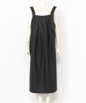 【ミルクフェド/MILKFED.】のMILKFED./FAUX LEATHER TUCK DRESS 人気、トレンドファッション・服の通販 founy(ファニー) ファッション Fashion レディースファッション Fashion for Women ワンピース Dresses フォーマル・パーティードレス・結婚式用ドレス Elegant & Casual Dresses |ID:prp329100004745123