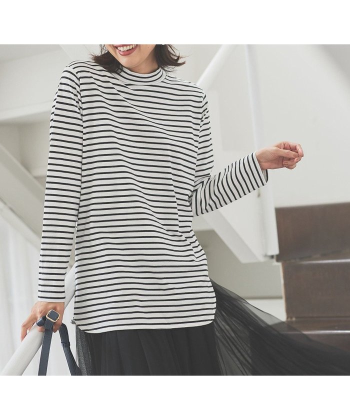 【エニー/ANY】のモックネックプルオーバー インテリア・キッズ・メンズ・レディースファッション・服の通販 founy(ファニー) https://founy.com/ ファッション Fashion レディースファッション Fashion for Women トップス・カットソー Cut & Sew Tops カジュアルプルオーバー・ニットトップス Pullovers & Knit Tops / Casual Pullovers インナー Innerwear カットソー Cut and Sewn Top ラウンド Round, Round Neck 再入荷 Restock / Back in Stock おすすめ Recommended / Our Picks エレガント 上品 Elegant |ID: prp329100004745129 ipo3291000000034300932