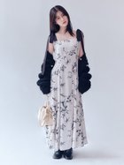 【フレイ アイディー/FRAY I.D】の【限定カラー・00サイズ】リボンディテールフローラルワンピース 人気、トレンドファッション・服の通販 founy(ファニー) ファッション Fashion レディースファッション Fashion for Women ワンピース Dresses 秋 Autumn コレクション Collection, Seasonal Line サテン Satin, Glossy Fabric シンプル Simple, Minimal スマート Smart, Elegant ドット Polka Dot, Dot Pattern ビッグ Big, Oversized フレア Flare, Flared リボン Ribbon, Bow エレガント 上品 Elegant thumbnail LBEG[035]|ID: prp329100004745146 ipo3291000000034301213