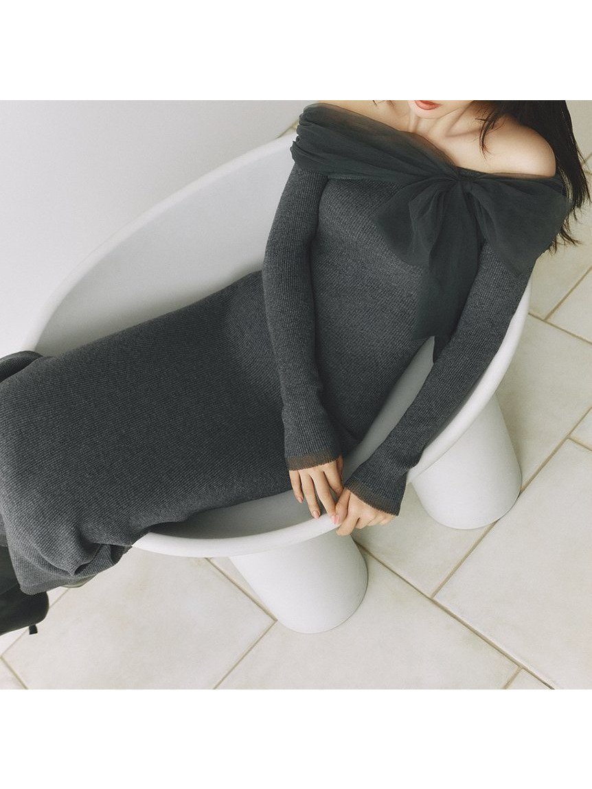 【フレイ アイディー/FRAY I.D】の3wayリボンオフショルニットワンピース 人気、トレンドファッション・服の通販 founy(ファニー) ファッション Fashion レディースファッション Fashion for Women ワンピース Dresses ニットワンピース Knit Dresses クール Cool, Chic シアー Sheer, See-Through シンプル Simple, Minimal スマート Smart, Elegant チュール Tulip, Tulip Motif バランス Balance, Style Balance ビッグ Big, Oversized フィット Fit, Slim Fit リボン Ribbon, Bow ワンショル One Shoulder, Asymmetrical other-1|ID: prp329100004745149 ipo3291000000034301239