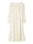 【セルフォード/CELFORD】の花柄刺繍ベロアワンピース 人気、トレンドファッション・服の通販 founy(ファニー) ファッション Fashion レディースファッション Fashion for Women ワンピース Dresses ギャザー Gathered, Ruffled ストレッチ Stretch, Stretchy Fabric スパンコール Sequins, Sequin Embellishment スマート Smart, Elegant ベロア Velour, Soft Velvet ホリデーシーズン Holiday Season thumbnail IVR[003]|ID: prp329100004745150 ipo3291000000034301258