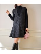 【セルフォード/CELFORD】のジャンスカセットアップ 人気、トレンドファッション・服の通販 founy(ファニー) ファッション Fashion レディースファッション Fashion for Women セットアップ Matching Sets おすすめ Recommended / Our Picks ジャンスカ Jumper Skirt, Pinafore Dress スマート Smart, Elegant タートルネック Turtleneck, High Neck ツイード Twill, Twill Weave フレアースカート Flared Skirt, A-Line Skirt thumbnail BLK[009]|ID: prp329100004745152 ipo3291000000034832138