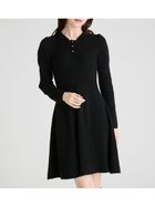 【セルフォード/CELFORD】の襟付きミニニットワンピース BLK[009]|ID: prp329100004745155 ipo3291000000035161924