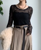 【ドゥドゥ/DouDou】の【再追加決定!】レースロングスリーブトップス 人気、トレンドファッション・服の通販 founy(ファニー) ファッション Fashion レディースファッション Fashion for Women トップス・カットソー Cut & Sew Tops インナー Innerwear ジャケット Jacket, Outerwear スマート Smart, Elegant 雑誌 Magazine, Fashion Magazine レース Lace, Lace Fabric ロング Long, Long-Length A/W・秋冬 Autumn/Winter 冬 Winter / This Winter 再入荷 Restock / Back in Stock エレガント 上品 Elegant 2025年 2025 2025-2026秋冬・A/W Autumn/Winter 2025–26 AW25–26 thumbnail ブラック|ID: prp329100004745161 ipo3291000000035083312