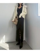 【フレイ アイディー/FRAY I.D】のWEB限定カラー レーストリムキャミワンピース 人気、トレンドファッション・服の通販 founy(ファニー) ファッション Fashion レディースファッション Fashion for Women ワンピース Dresses キャミソールワンピース Camisole Dresses キャミソール Camisole, Spaghetti Strap Top 今季 This Season, Current Season サテン Satin, Glossy Fabric スマート Smart, Elegant スリット Slit, Slit Detail タートル Turtleneck, Turtle Collar トレンド Trend, Trending Now レース Lace, Lace Fabric おすすめ Recommended / Our Picks エレガント 上品 Elegant thumbnail BLK[009]|ID: prp329100004745164 ipo3291000000034301383