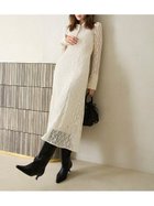 【フレイ アイディー/FRAY I.D】のストレッチレースポロカラーワンピース 人気、トレンドファッション・服の通販 founy(ファニー) ファッション Fashion レディースファッション Fashion for Women ワンピース Dresses カフス Cuff Design シアー Sheer, See-Through スマート Smart, Elegant ドレス Dress, One-Piece フレア Flare, Flared モチーフ Motif, Design Theme リュクス Luxury, Elegant, High-End, Chic レース Lace, Lace Fabric ロング Long, Long-Length thumbnail IVR[003]|ID: prp329100004745165 ipo3291000000034301396