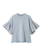 【ミラオーウェン/Mila Owen】のスリーブデザインカットドッキングトップス 人気、トレンドファッション・服の通販 founy(ファニー) 雑誌掲載アイテム Magazine Picks & Fashion Features ファッション雑誌 Fashion Magazines オッジ Oggi ファッション Fashion レディースファッション Fashion for Women トップス・カットソー Cut & Sew Tops 9月号 September Issue カットソー Cut and Sewn Top スマート Smart, Elegant ドッキング Docking, Mixed Material エレガント 上品 Elegant 夏 Summer 楽ちん Easy Fit, Comfortable 雑誌 Magazine, Fashion Magazine thumbnail LBLU[081]|ID: prp329100004745183 ipo3291000000035101044