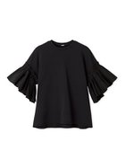 【ミラオーウェン/Mila Owen】のスリーブデザインカットドッキングトップス BLK[009]|ID: prp329100004745183 ipo3291000000035181495